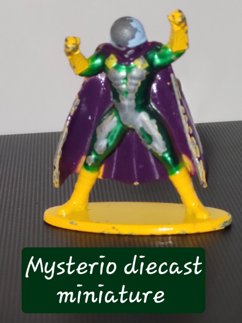 Marvel Mysterio Diecast Figure - Purple, Green & Yellow